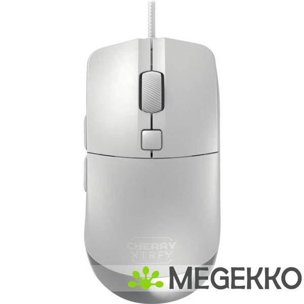 Grote foto cherry xtrfy m50 wit zilver gaming muis computers en software overige computers en software