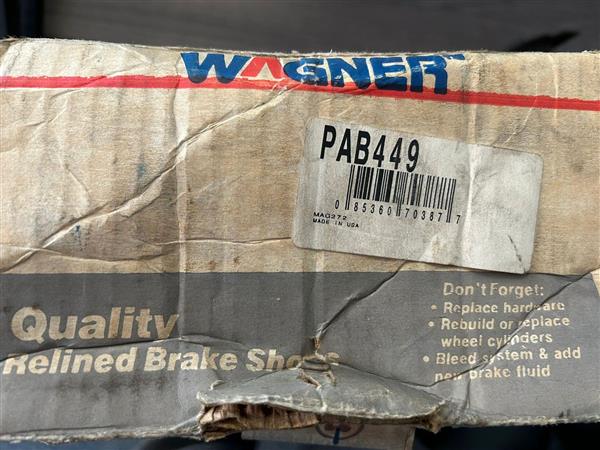 Grote foto wagner handremschoenen b449 auto onderdelen overige auto onderdelen