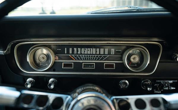 Grote foto ford mustang coupe 1965 turquoise v8 289 automaat auto ford usa