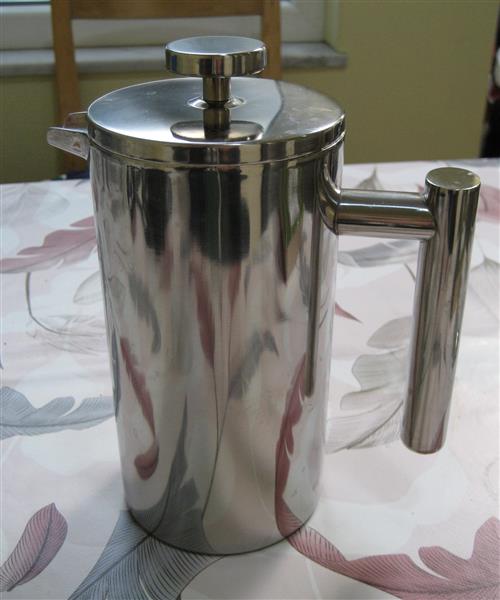 Grote foto french press rvs witgoed en apparatuur koffiemachines en espresso apparaten