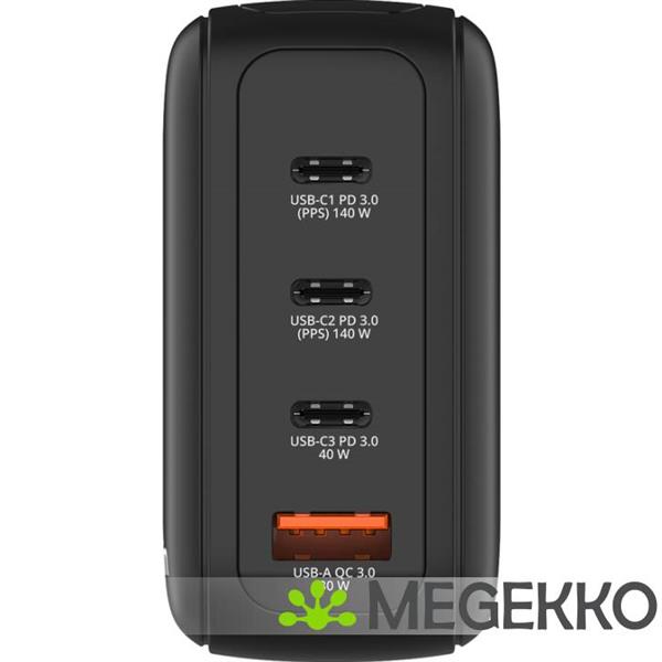 Grote foto verbatim mini gan oplader 140w met display computers en software overige