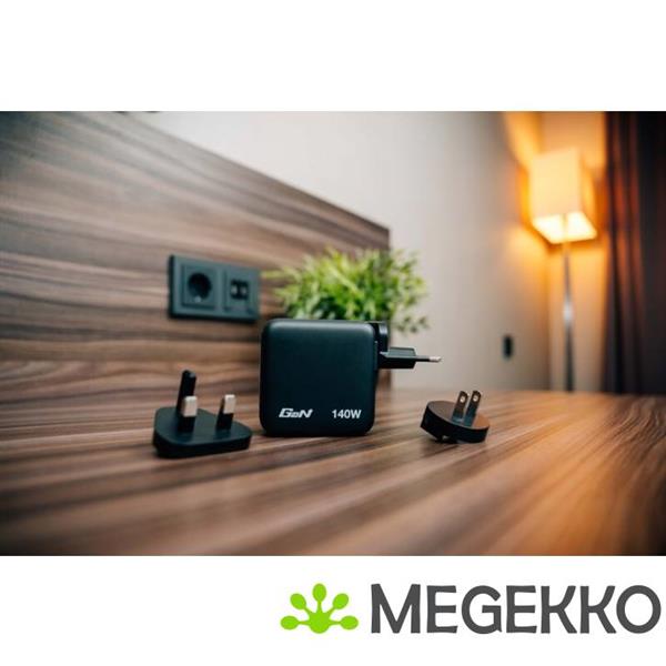 Grote foto verbatim mini gan oplader 140w met display computers en software overige