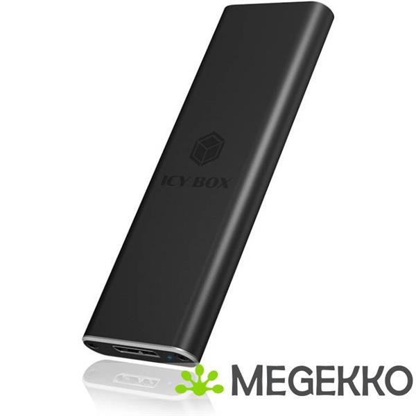 Grote foto icy box ib 183m2 ssd enclosure m.2 zwart computers en software behuizingen en kasten
