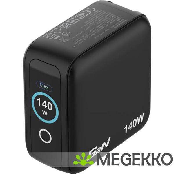 Grote foto verbatim mini gan oplader 140w met display computers en software overige