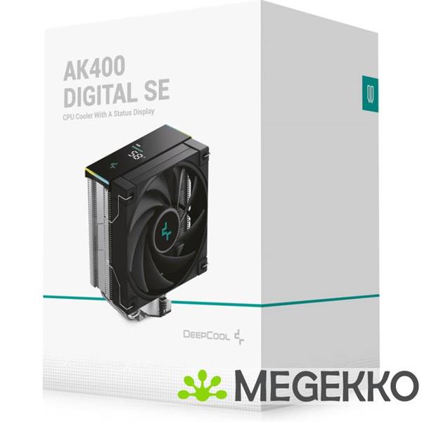 Grote foto deepcool ak400 digital se processor luchtkoeler 12 cm zwart 1 stuk s computers en software overige computers en software