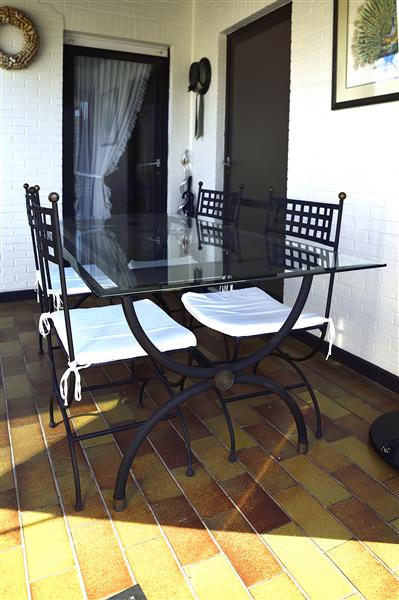 Grote foto smeedijzeren tafel huis en inrichting overige