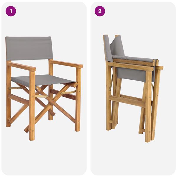 Grote foto vidaxl eetkamerstoel bruin en lichtgrijs 56 x 54 x 87 cm tuin en terras tuinmeubelen