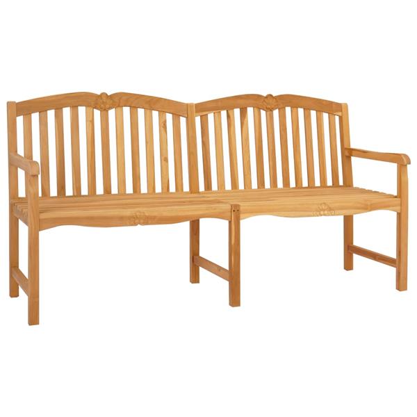 Grote foto vidaxl handgemaakte rozenbank naturel 180 5 x 60 x 96 cm tuin en terras tuinmeubelen