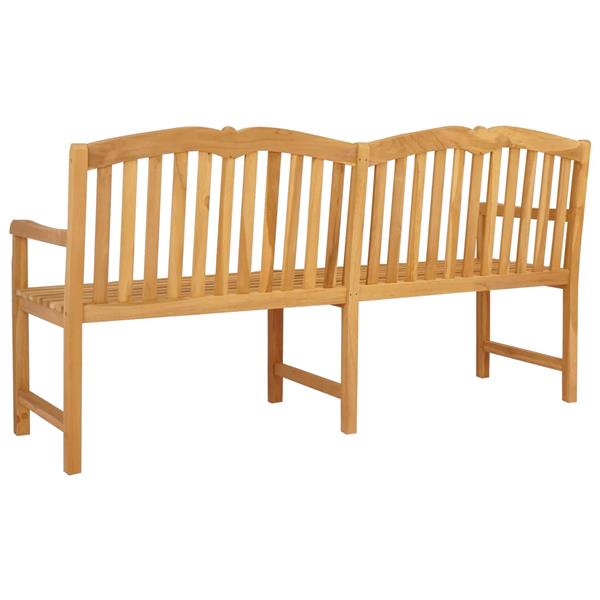 Grote foto vidaxl handgemaakte rozenbank naturel 180 5 x 60 x 96 cm tuin en terras tuinmeubelen