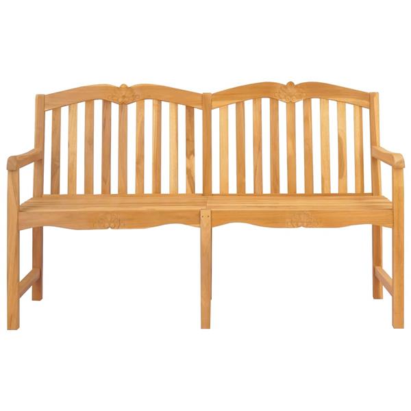 Grote foto vidaxl handgemaakte rozenbank naturel 150 x 60 5 x 95 cm tuin en terras tuinmeubelen