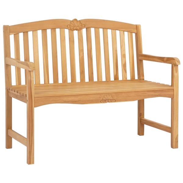 Grote foto vidaxl handgemaakte rozenbank naturel 114 x 60 x 95 cm tuin en terras tuinmeubelen