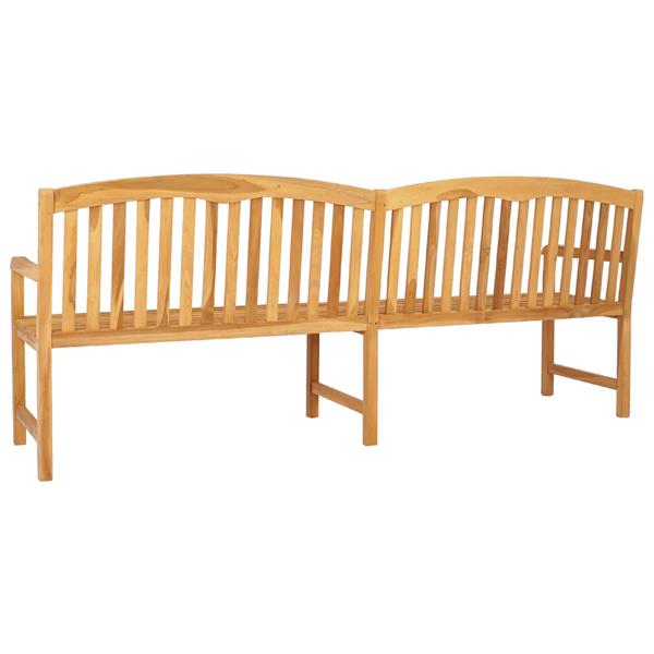 Grote foto vidaxl handgemaakte rozenbank naturel 228 x 60 x 90 cm tuin en terras tuinmeubelen