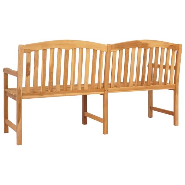 Grote foto vidaxl handgemaakte rozenbank naturel 150 x 60 x 90 cm tuin en terras tuinmeubelen