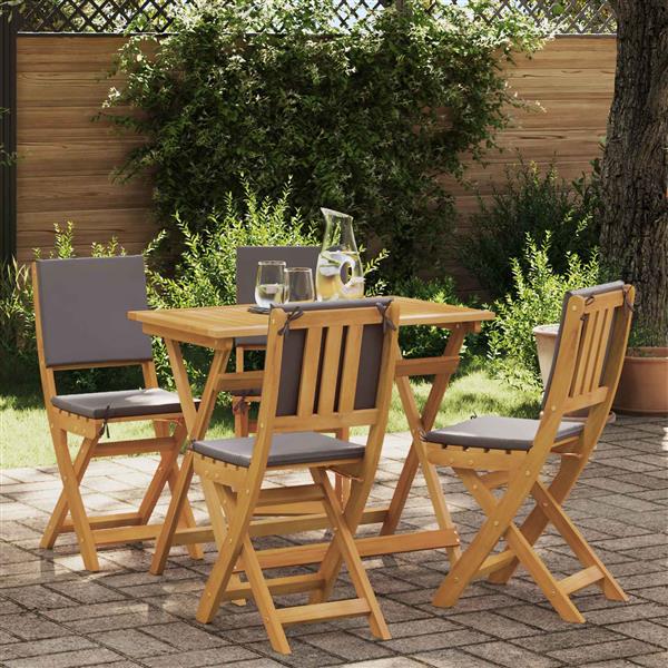 Grote foto vidaxl bistrostoelen voor buiten 4 pcs donkergrijs 38 x 46 x 85 cm tuin en terras tuinmeubelen