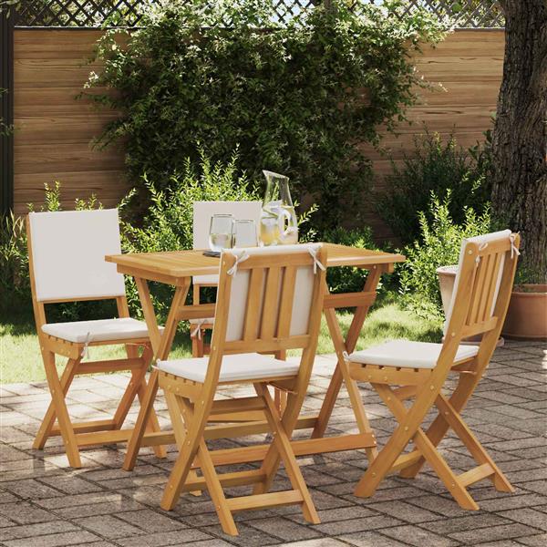 Grote foto vidaxl bistrostoelen voor buiten 4 pcs cr mewit 38 x 46 x 85 cm tuin en terras tuinmeubelen