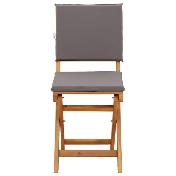 Grote foto vidaxl bistrostoelen voor buiten 2 pcs donkergrijs 38 x 46 x 85 cm tuin en terras tuinmeubelen