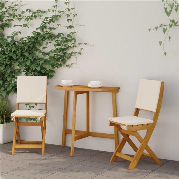 Grote foto vidaxl bistrostoelen voor buiten 2 pcs cr mewit 38 x 46 x 85 cm tuin en terras tuinmeubelen