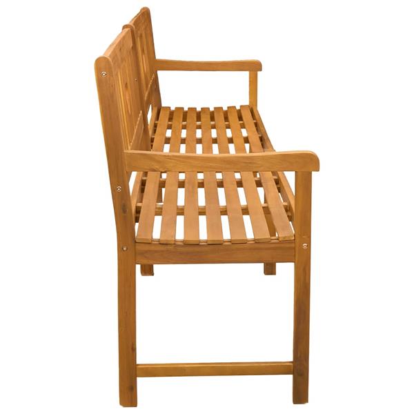 Grote foto vidaxl tuinbank naturel 220 x 55 5 x 90 cm massief acaciahout tuin en terras tuinmeubelen