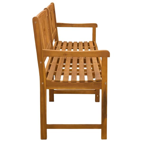 Grote foto vidaxl tuinbank naturel 180 x 55 5 x 90 cm massief acaciahout tuin en terras tuinmeubelen