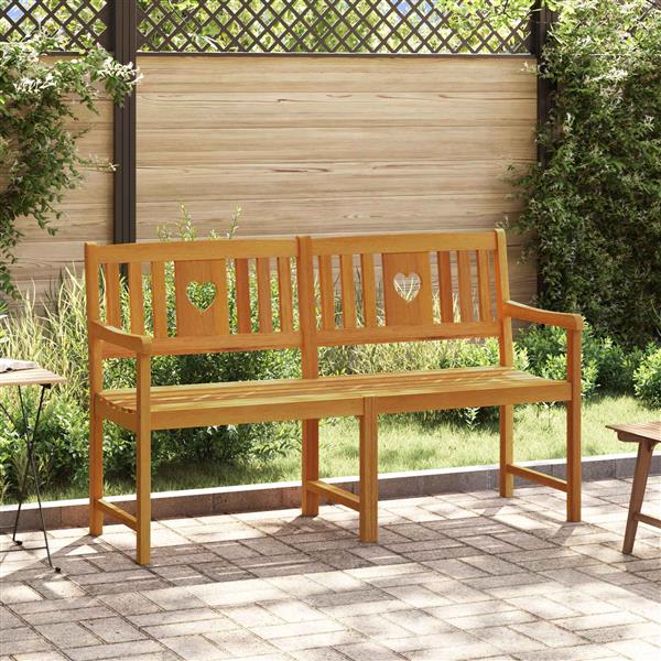 Grote foto vidaxl tuinbank naturel 150 x 55 5 x 90 cm massief acaciahout tuin en terras tuinmeubelen