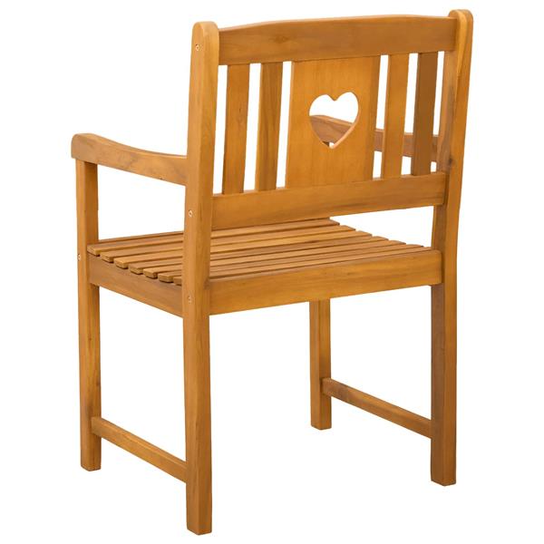 Grote foto vidaxl tuinbank 2 pcs naturel 56 x 55 5 x 90 cm massief acaciahout tuin en terras tuinmeubelen