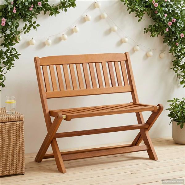 Grote foto vidaxl kinderbank bruin 61 x 38 x 57 cm massief eucalyptus hout tuin en terras tuinmeubelen