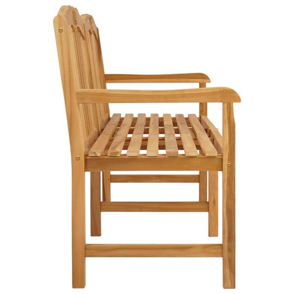 Grote foto vidaxl handgemaakte rozenbank naturel 155 x 60 x 94 cm tuin en terras tuinmeubelen