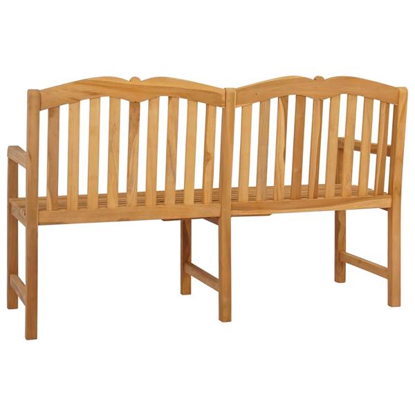 Grote foto vidaxl handgemaakte rozenbank naturel 155 x 60 x 94 cm tuin en terras tuinmeubelen