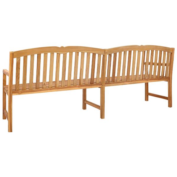 Grote foto vidaxl handgemaakte rozenbank naturel 228 x 61 x 94 5 cm tuin en terras tuinmeubelen