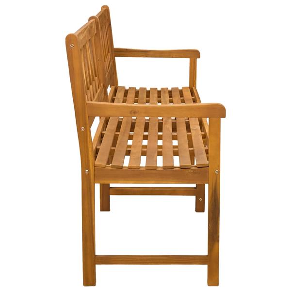 Grote foto vidaxl tuinbank naturel 180 x 55 5 x 90 cm massief acaciahout tuin en terras tuinmeubelen