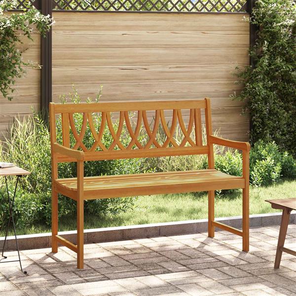 Grote foto vidaxl tuinbank naturel 110 x 55 5 x 90 cm massief acaciahout tuin en terras tuinmeubelen