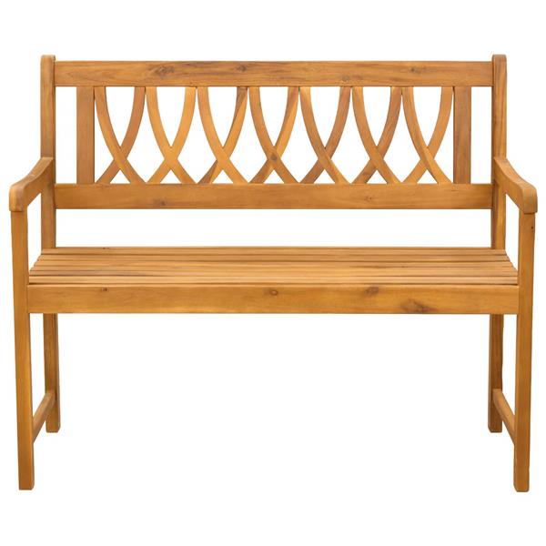 Grote foto vidaxl tuinbank naturel 110 x 55 5 x 90 cm massief acaciahout tuin en terras tuinmeubelen