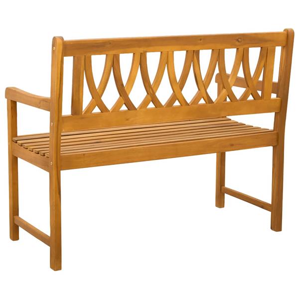 Grote foto vidaxl tuinbank naturel 110 x 55 5 x 90 cm massief acaciahout tuin en terras tuinmeubelen