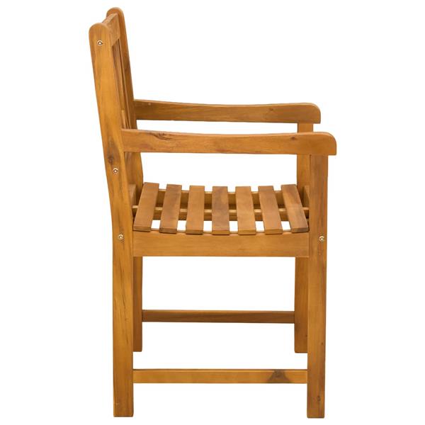 Grote foto vidaxl tuinbank 2 pcs naturel 56 x 55 5 x 90 cm massief acaciahout tuin en terras tuinmeubelen