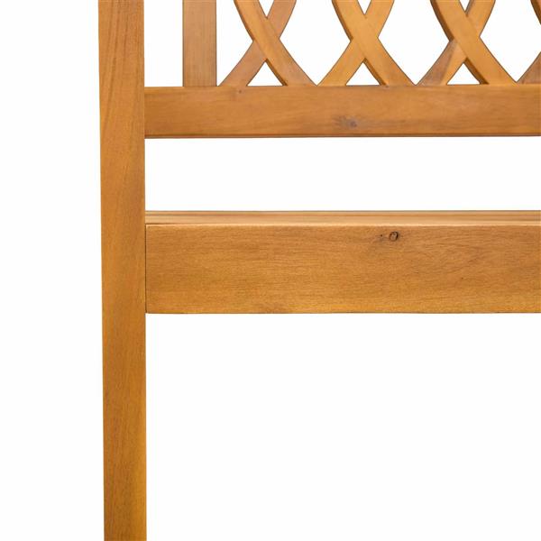 Grote foto vidaxl tuinbank 2 pcs naturel 56 x 55 5 x 90 cm massief acaciahout tuin en terras tuinmeubelen