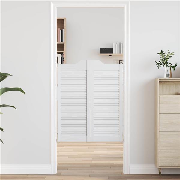 Grote foto vidaxl schuifdeuren 2 pcs wit massief grenenhout doe het zelf en verbouw deuren en horren