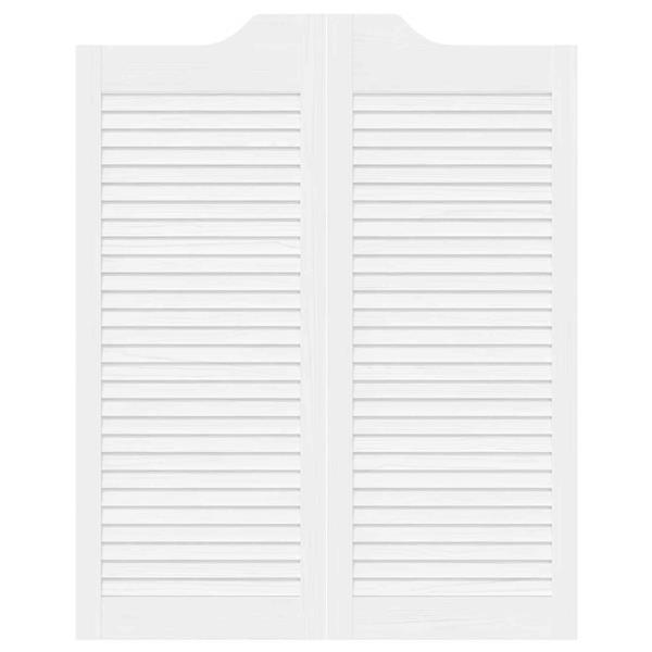 Grote foto vidaxl schuifdeuren wit 100 x 40 cm massief grenenhout doe het zelf en verbouw deuren en horren