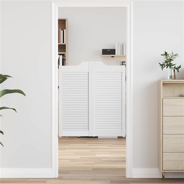 Grote foto vidaxl schuifdeuren 2 pcs wit massief grenenhout doe het zelf en verbouw deuren en horren