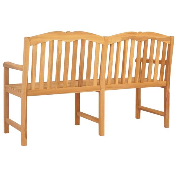 Grote foto vidaxl handgemaakte rozenbank naturel 150 x 60 5 x 95 cm tuin en terras tuinmeubelen