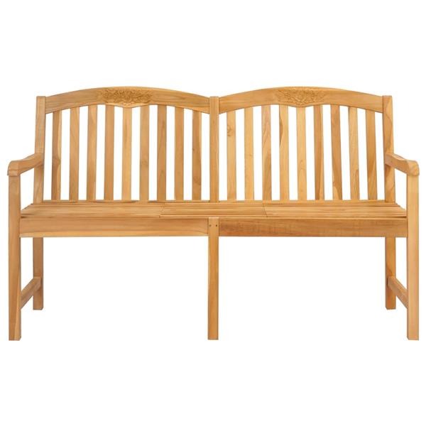 Grote foto vidaxl handgemaakte rozenbank naturel 150 5 x 60 x 95 cm tuin en terras tuinmeubelen