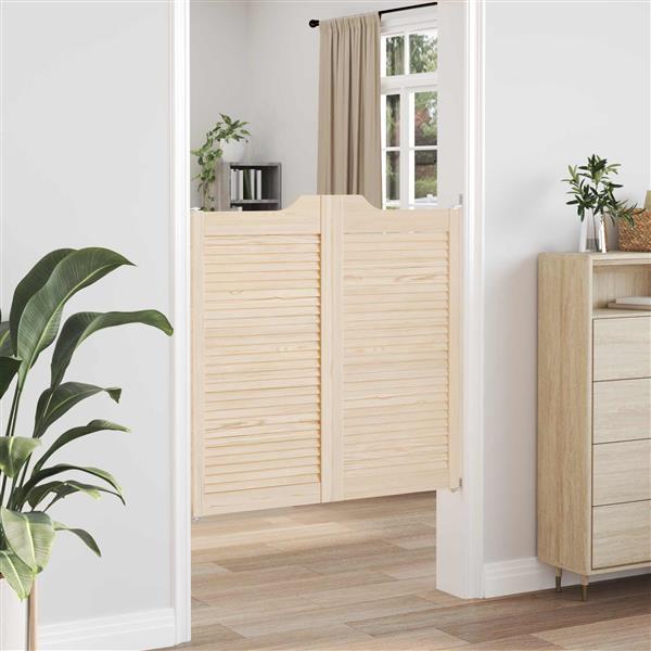 Grote foto vidaxl schuifdeuren naturel 100 x 50 cm massief grenenhout doe het zelf en verbouw deuren en horren