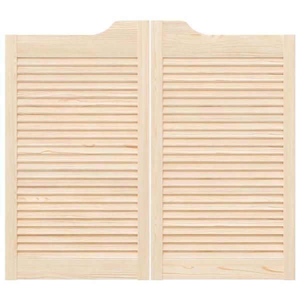 Grote foto vidaxl schuifdeuren 2 pcs naturel massief grenenhout doe het zelf en verbouw deuren en horren