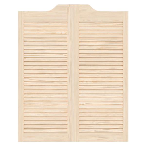 Grote foto vidaxl schuifdeuren 2 pcs naturel massief grenenhout doe het zelf en verbouw deuren en horren