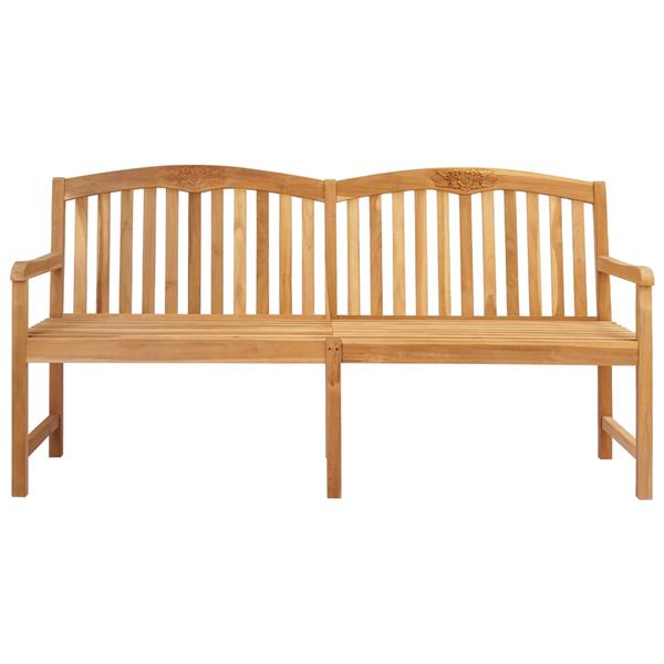 Grote foto vidaxl handgemaakte rozenbank naturel 150 x 60 x 90 cm tuin en terras tuinmeubelen