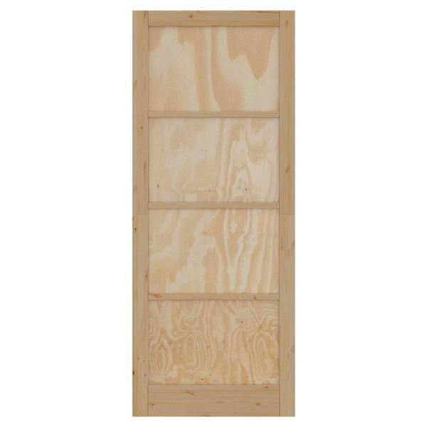 Grote foto vidaxl binnendeur naturel 83 x 232 cm multiplex doe het zelf en verbouw deuren en horren