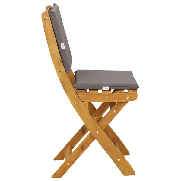 Grote foto vidaxl bistrostoelen voor buiten 4 pcs donkergrijs 38 x 46 x 85 cm tuin en terras tuinmeubelen