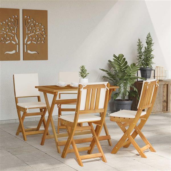 Grote foto vidaxl bistrostoelen voor buiten 4 pcs cr mewit 38 x 46 x 85 cm tuin en terras tuinmeubelen