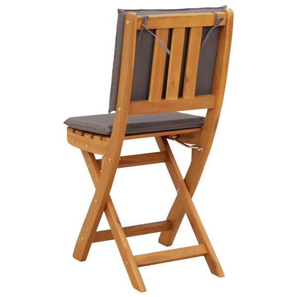 Grote foto vidaxl bistrostoelen voor buiten 2 pcs donkergrijs 38 x 46 x 85 cm tuin en terras tuinmeubelen