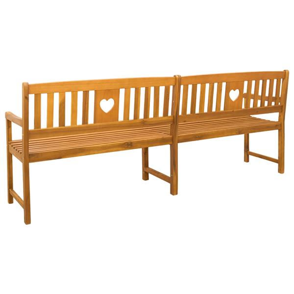 Grote foto vidaxl tuinbank naturel 220 x 55 5 x 90 cm massief acaciahout tuin en terras tuinmeubelen