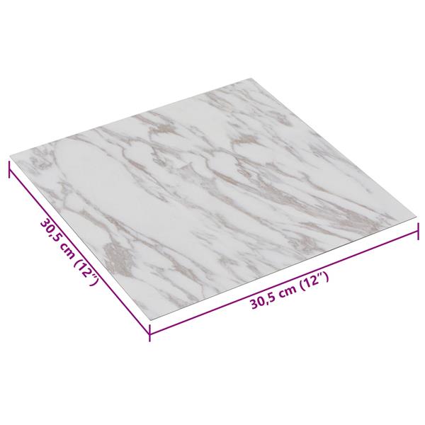Grote foto vidaxl zelfklevende vloerplanken 30 5 x 30 5 cm 20 pcs pvc doe het zelf en verbouw tegels